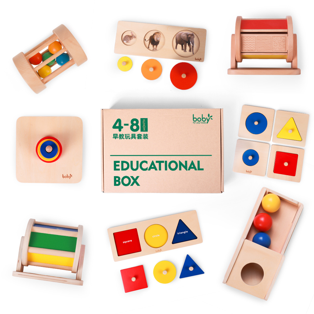 4‑8M Montessori Full‑set Wooden Educational Toys