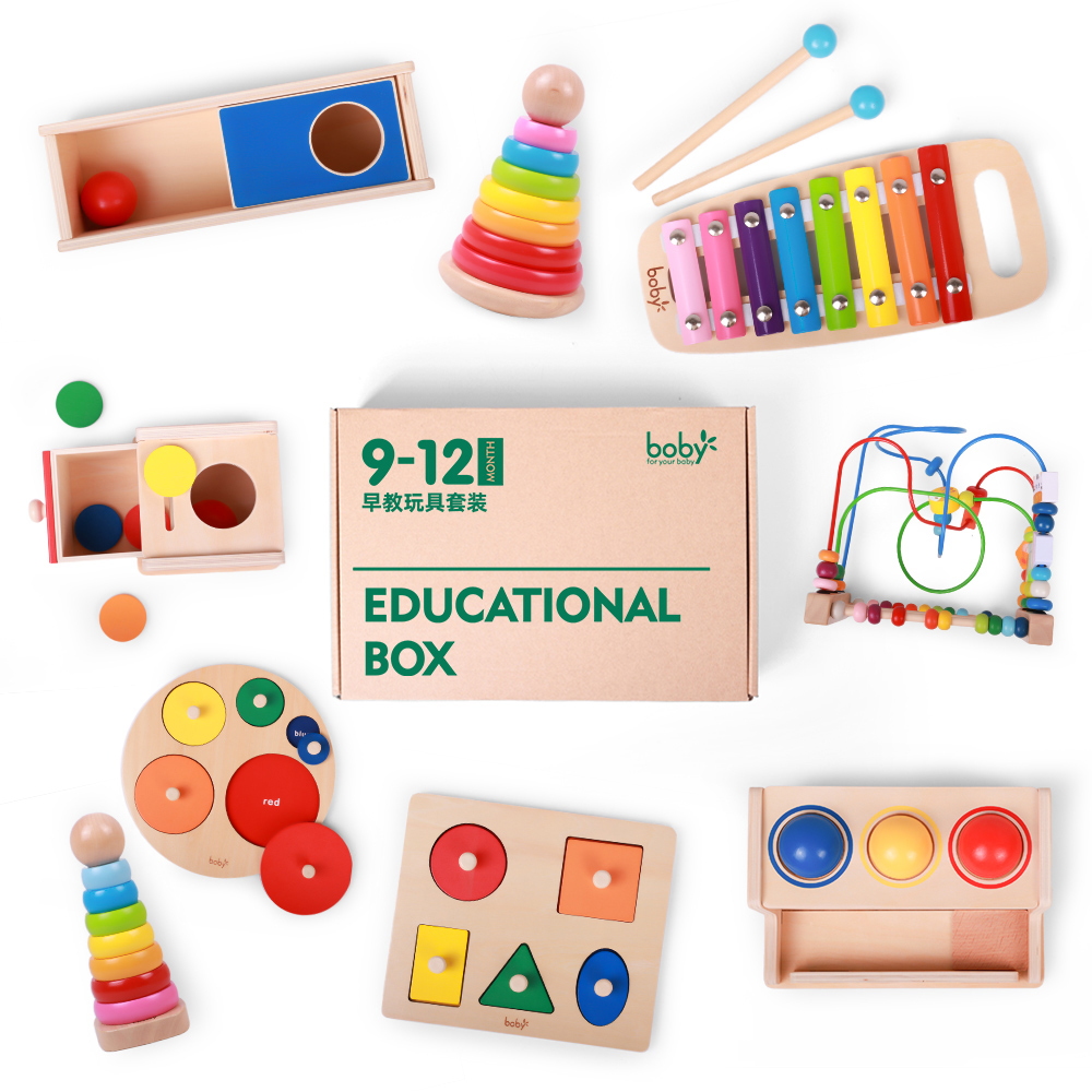 9-12M Montessori Full‑set Wooden Educational Toys