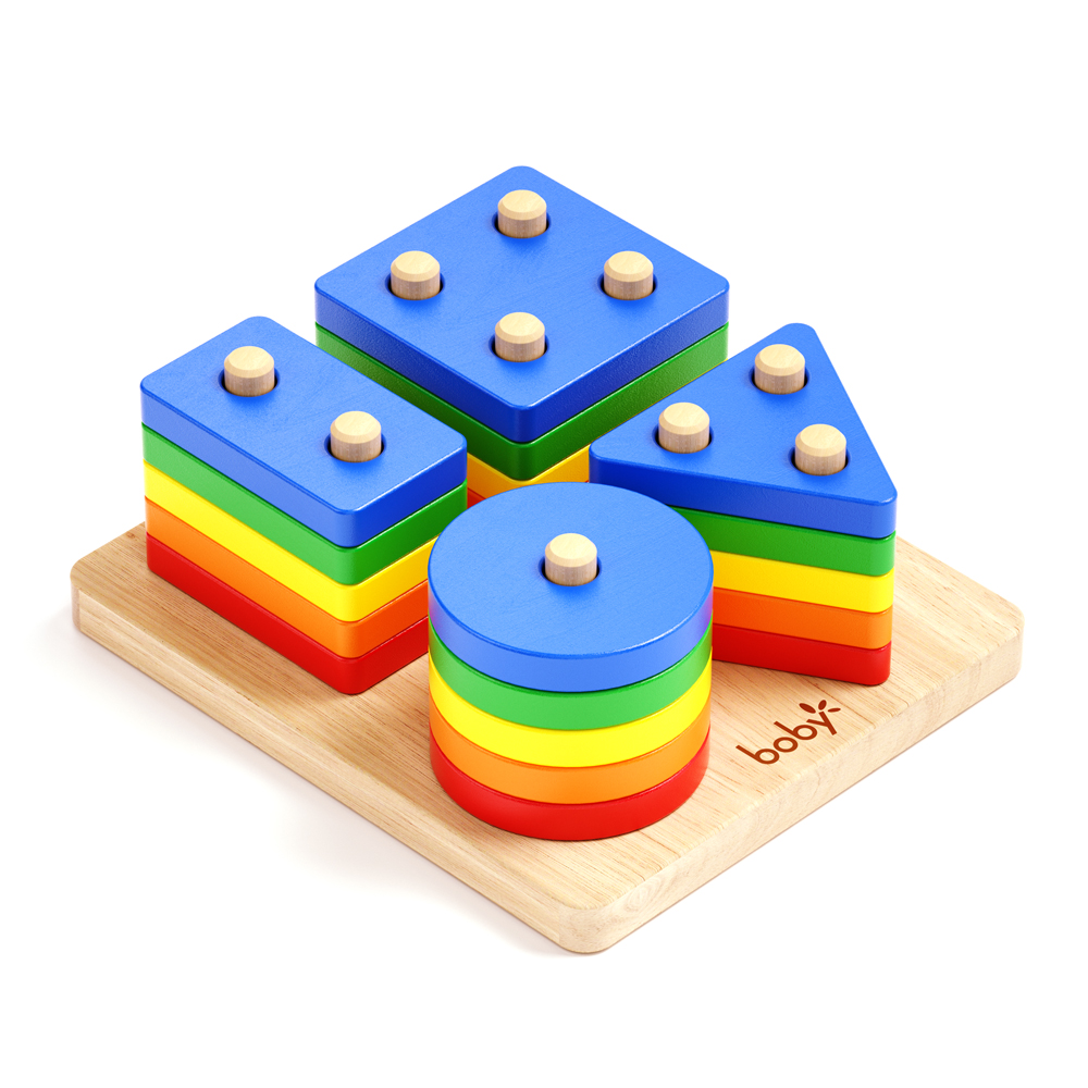 Shape Sorting Stacker-20pcs