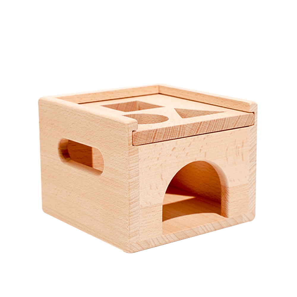 Wooden Hammer & Ball Shape Matching Box