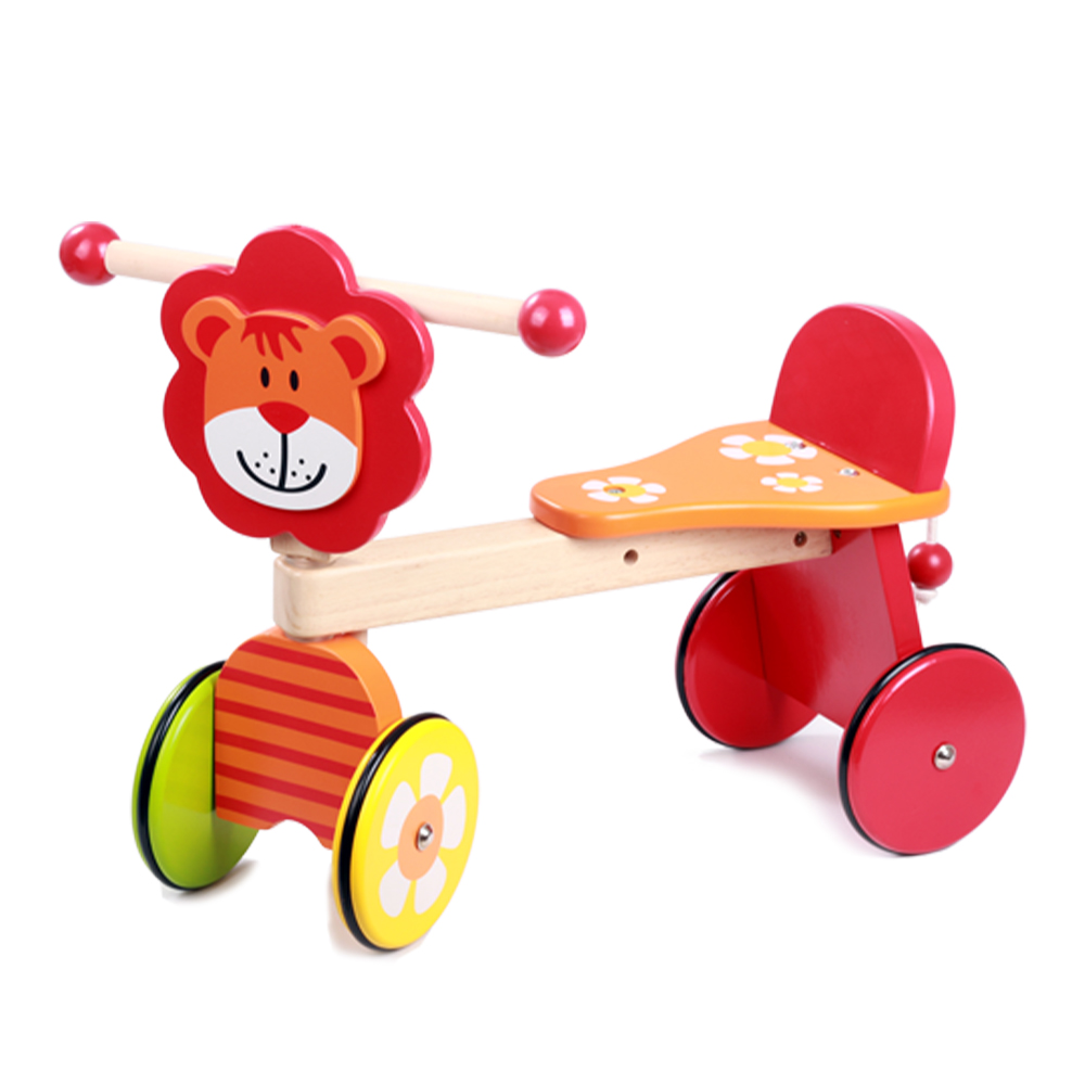 Wooden Baby Ride On-Lion