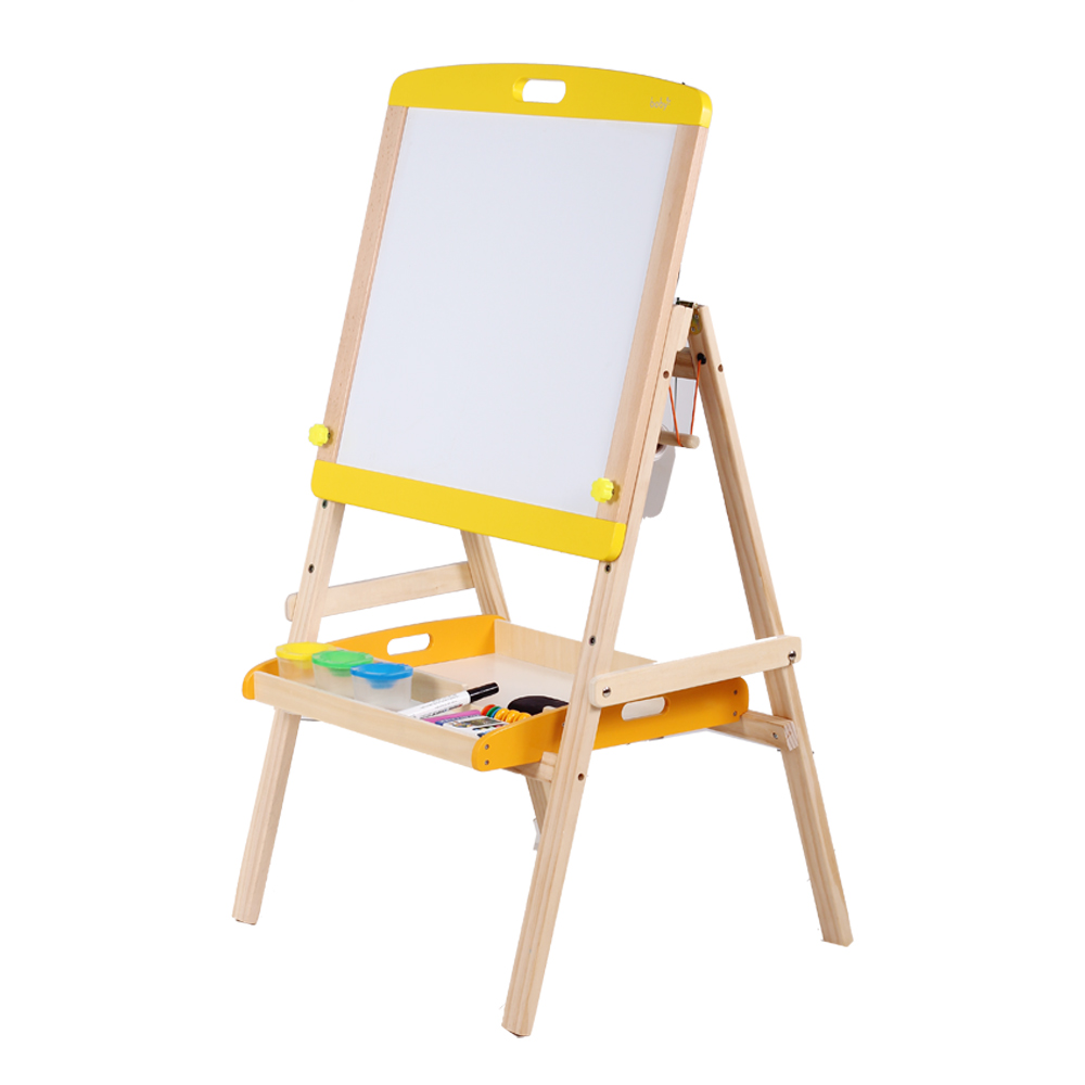 Wooden Art Easel - Yellow