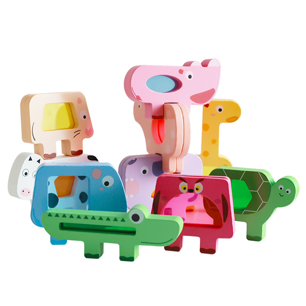 Balance Stacking Wooden Blocks