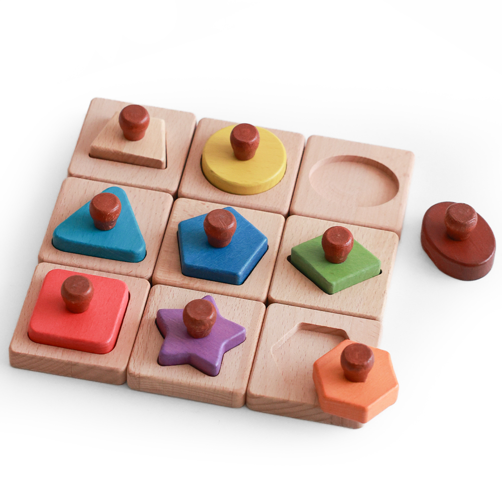 Shape‑Sorting Peg Puzzle