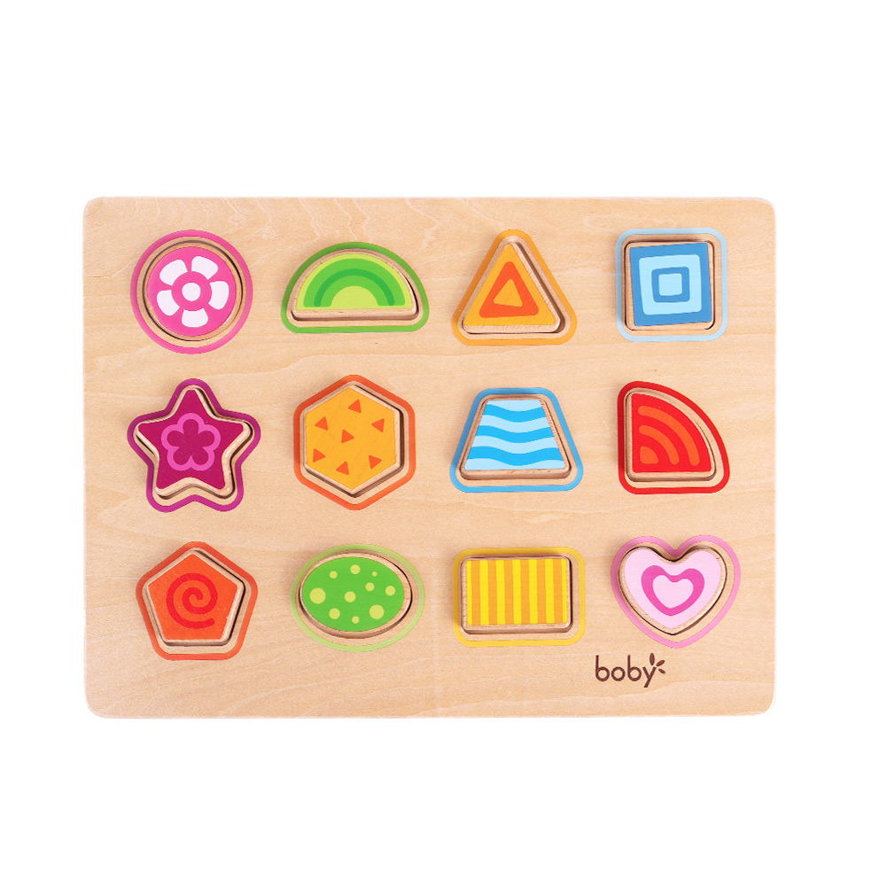 Solid Wooden Puzzle-Shapes